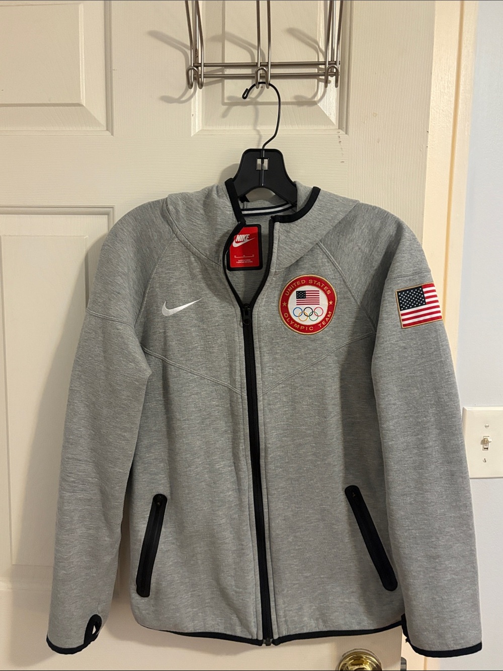 Nike Grey Zip-Up Team USA Olympic Jacket